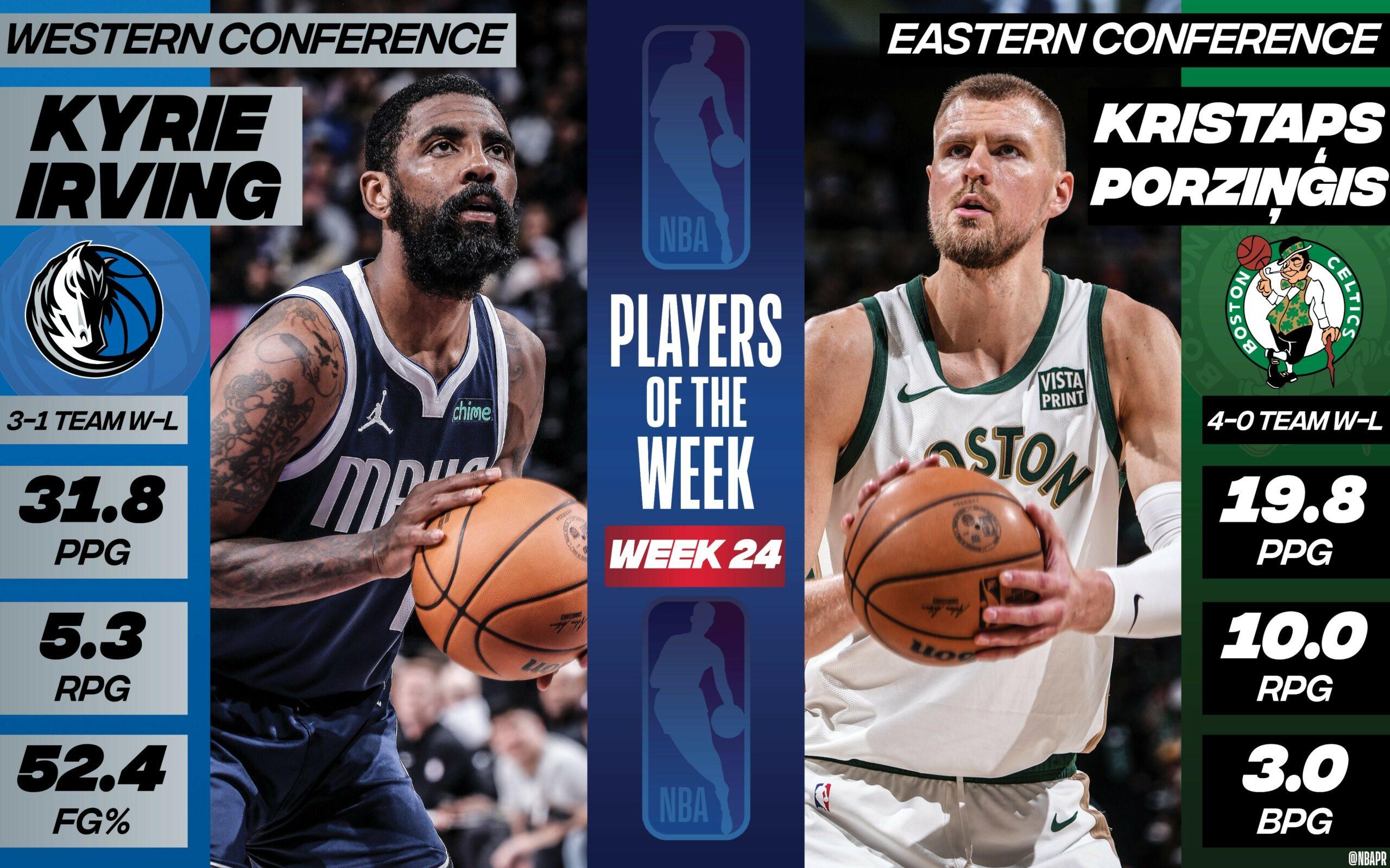 kyrie irving kristaps porzingis