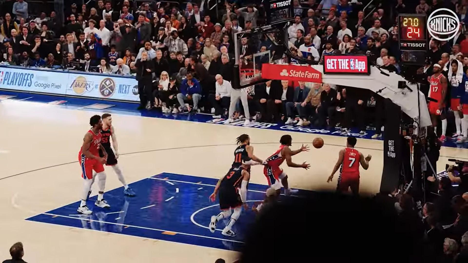 sixers knicks