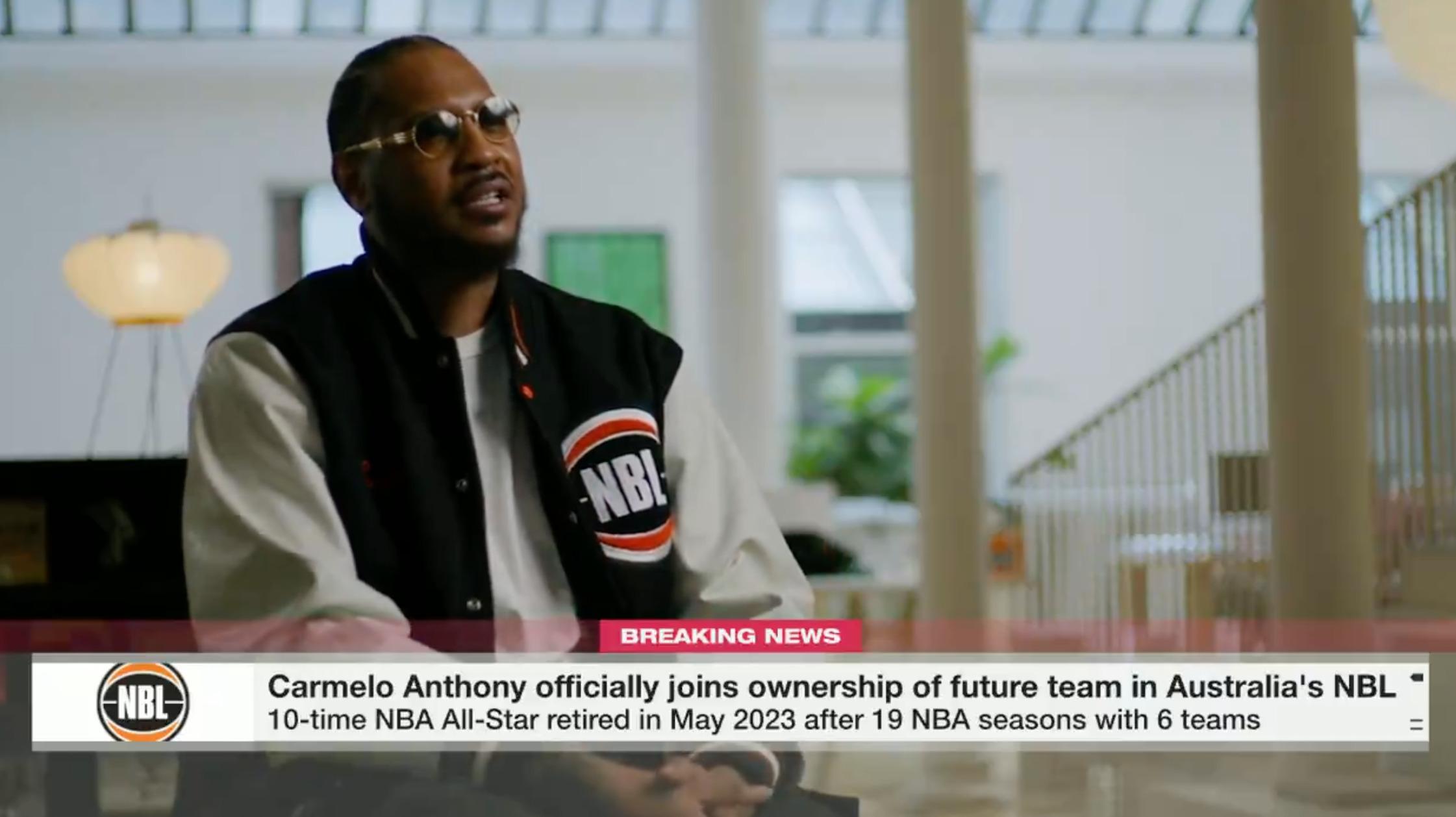 Carmelo Anthony NBL 4 juin 2024