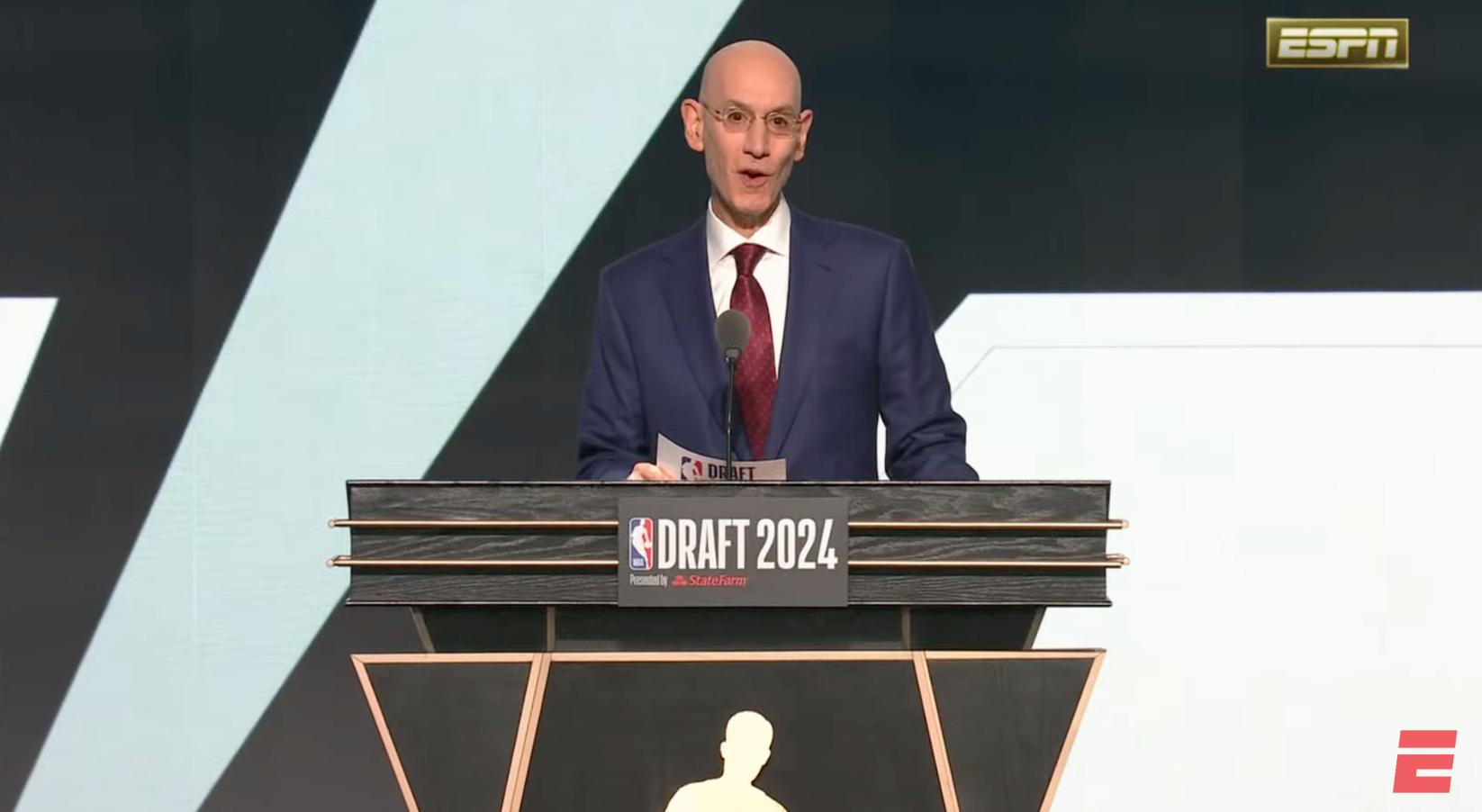 Adam Silver NBA Draft 2024 27 juin 2024