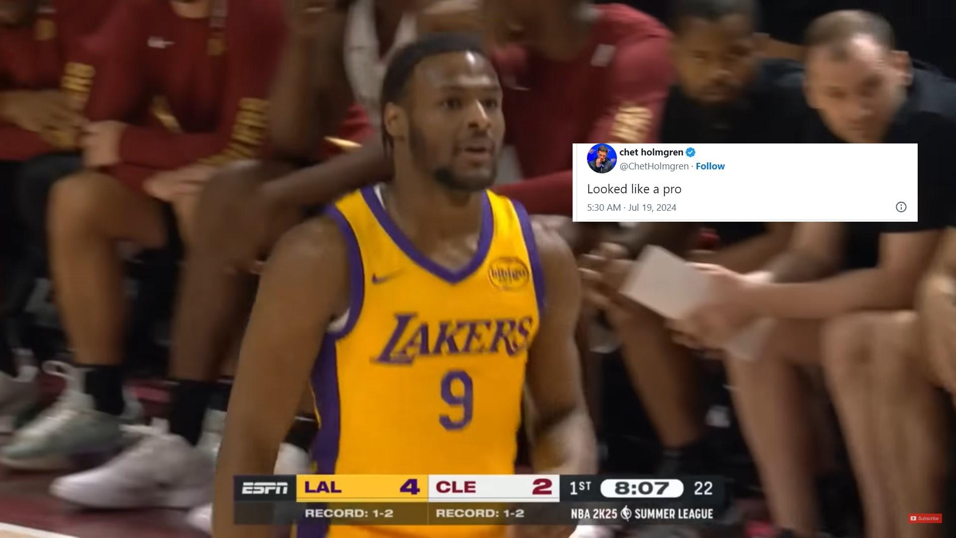 bronny james chet