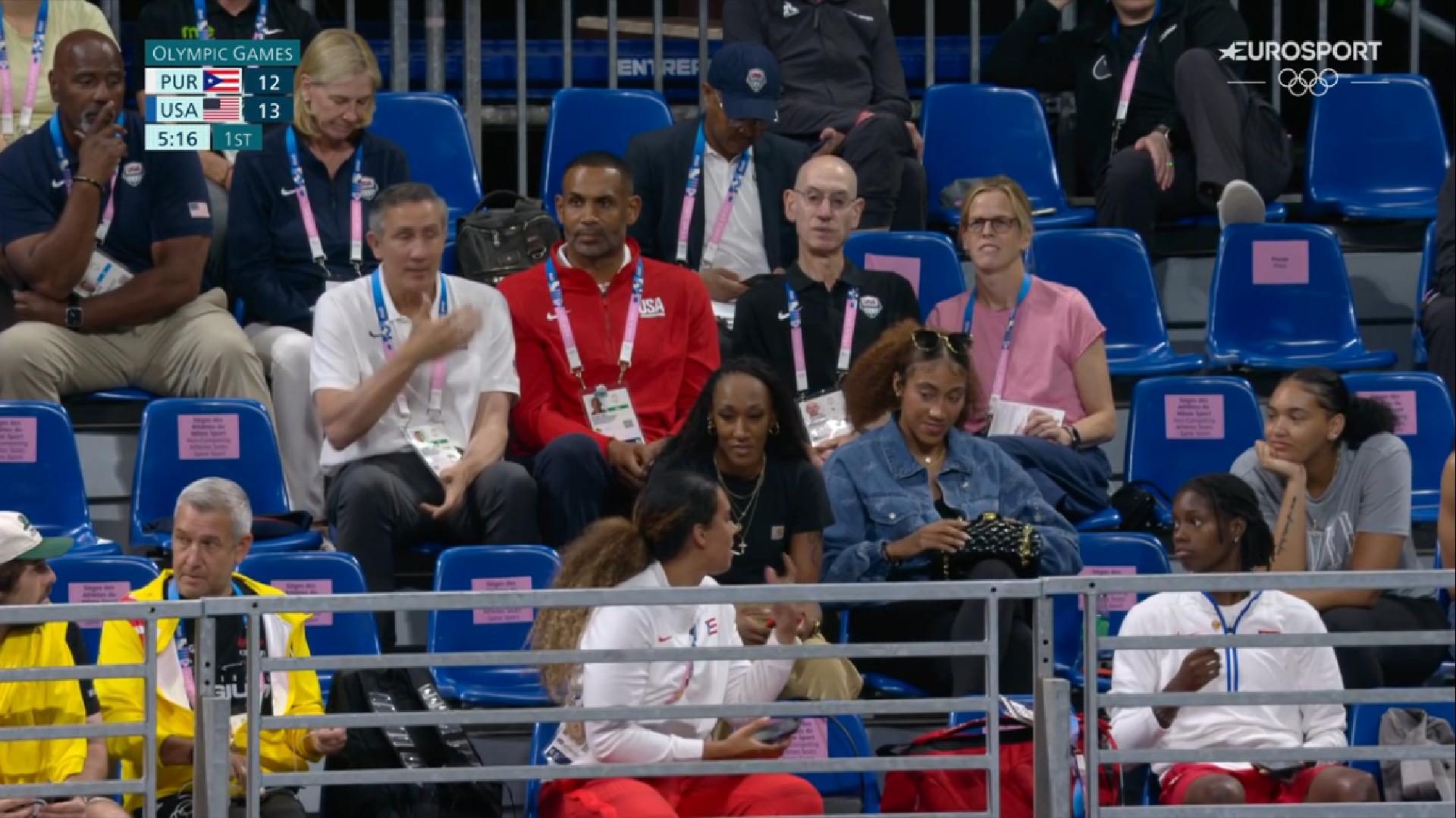 Adam Silver FIBA JO Paris 2024