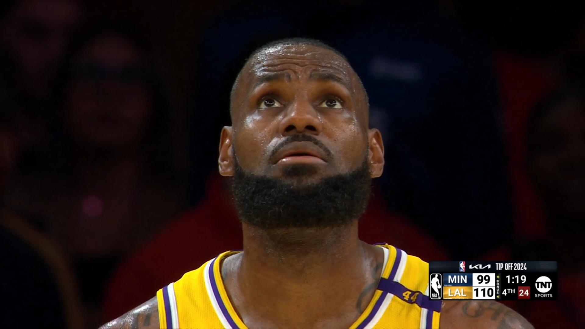 LeBron James Lakers 23 octobre 2024
