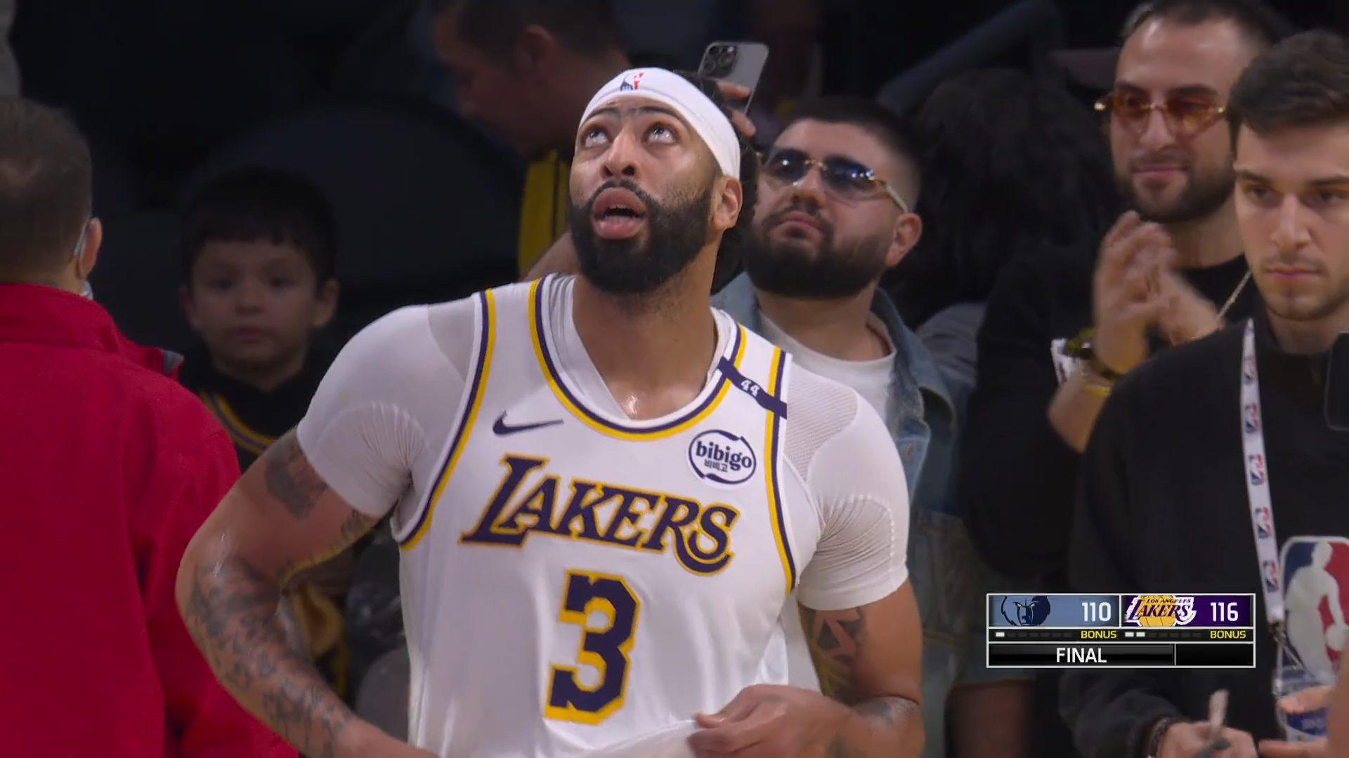 Anthony Davis Lakers 16 décembre 2024