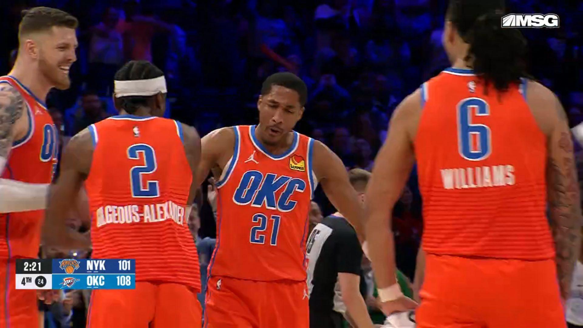 Aaron Wiggins Thunder 4 janvier 2024