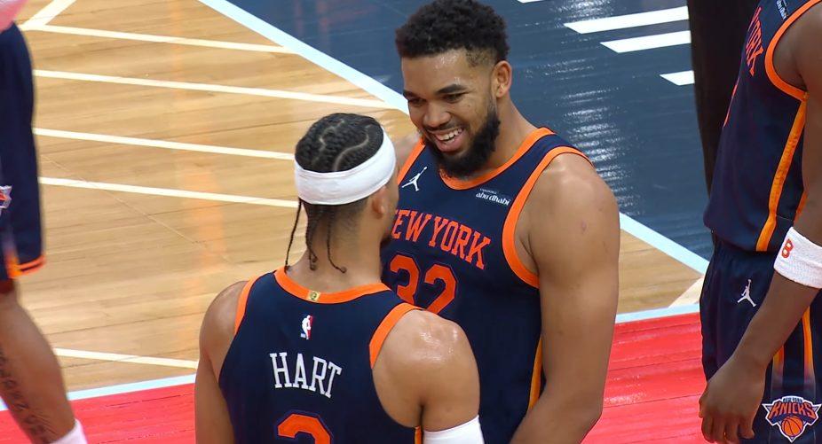 Karl-Anthony Towns Josh Hart 2 janvier 2025