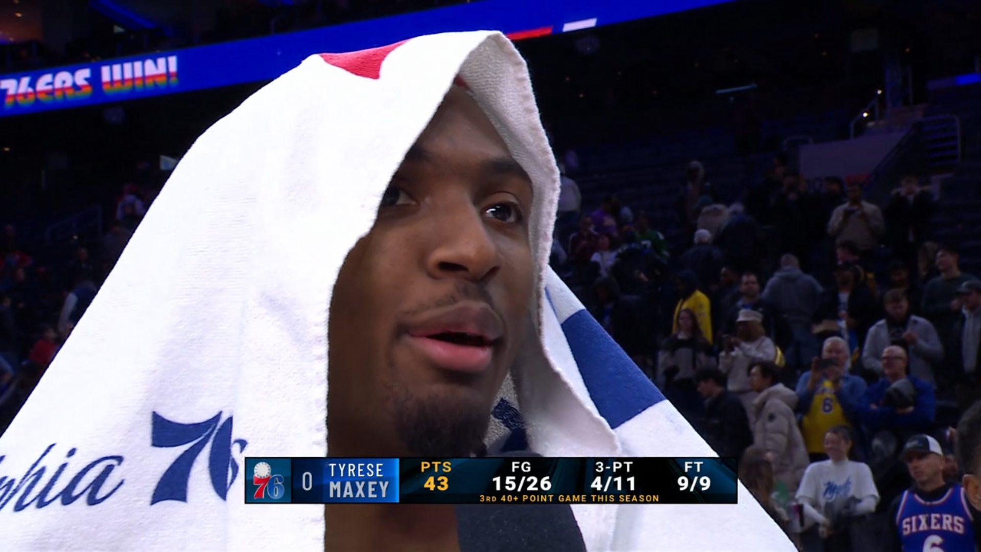 Tyrese Maxey Sixers 29 janvier 2025