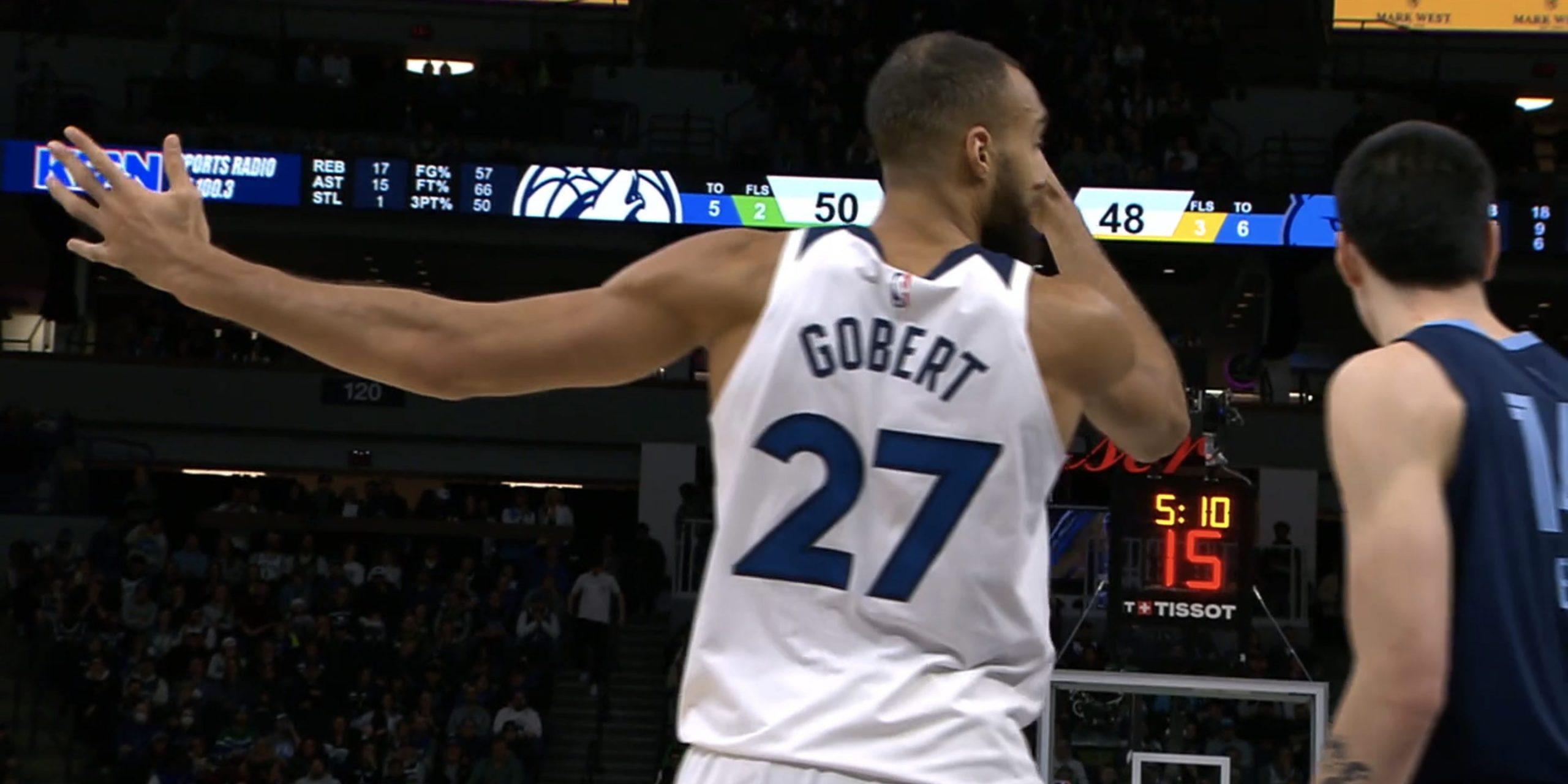 Wolves Rudy Gobert Français NBA