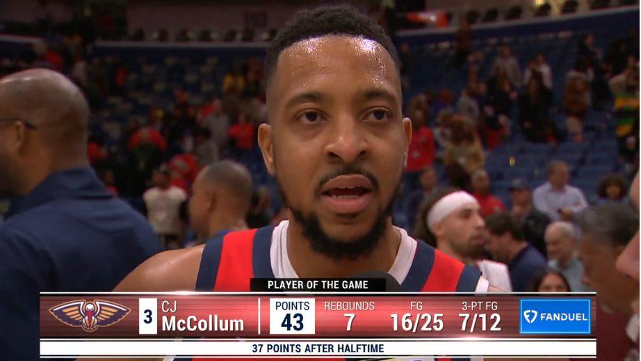 C.J. McCollum 14 février 2025