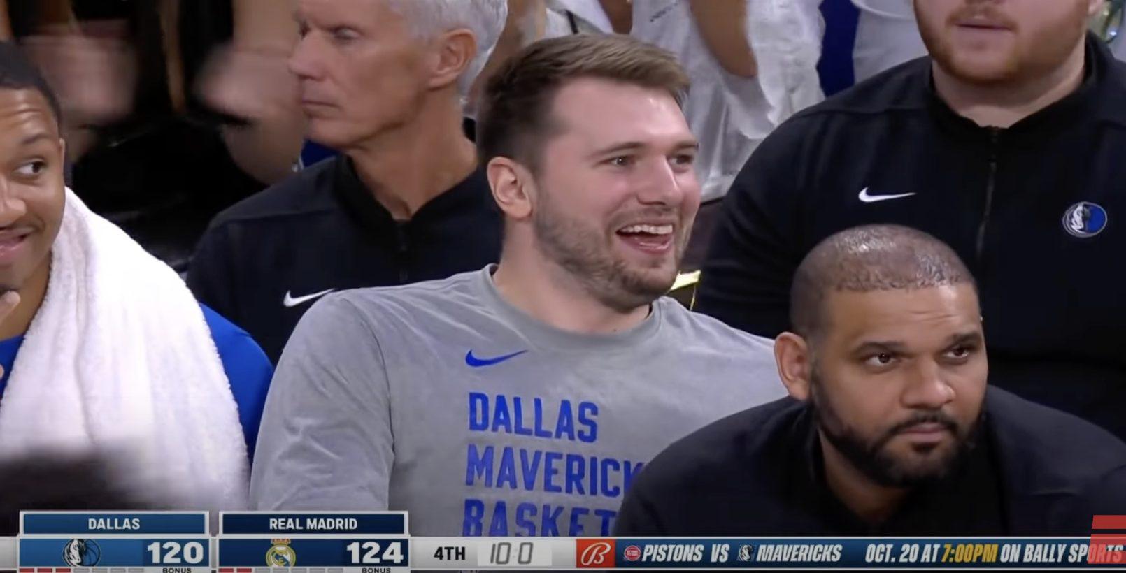 Luka Doncic rire