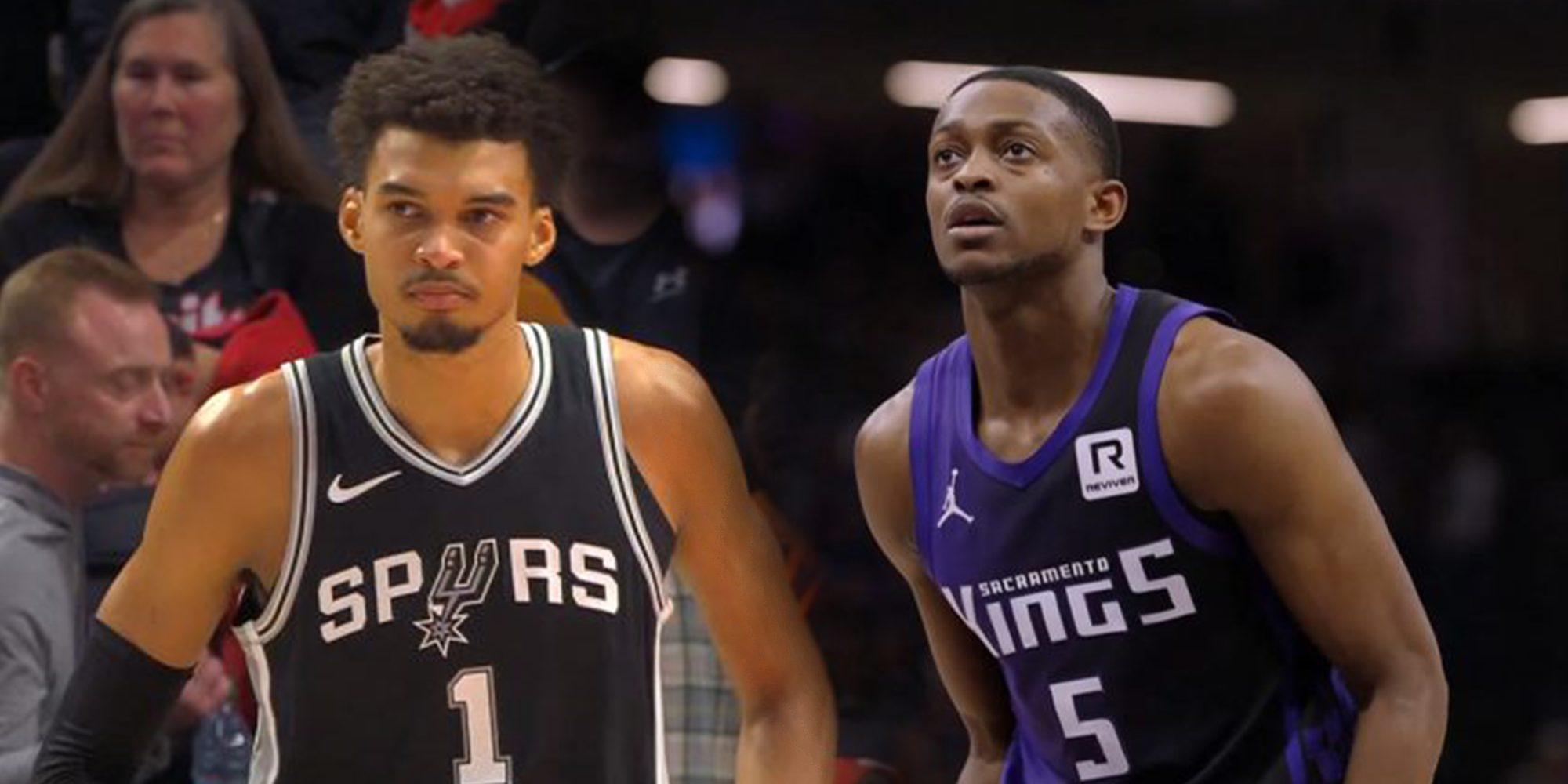 Victor Wembanyama De'Aaron Fox Spurs