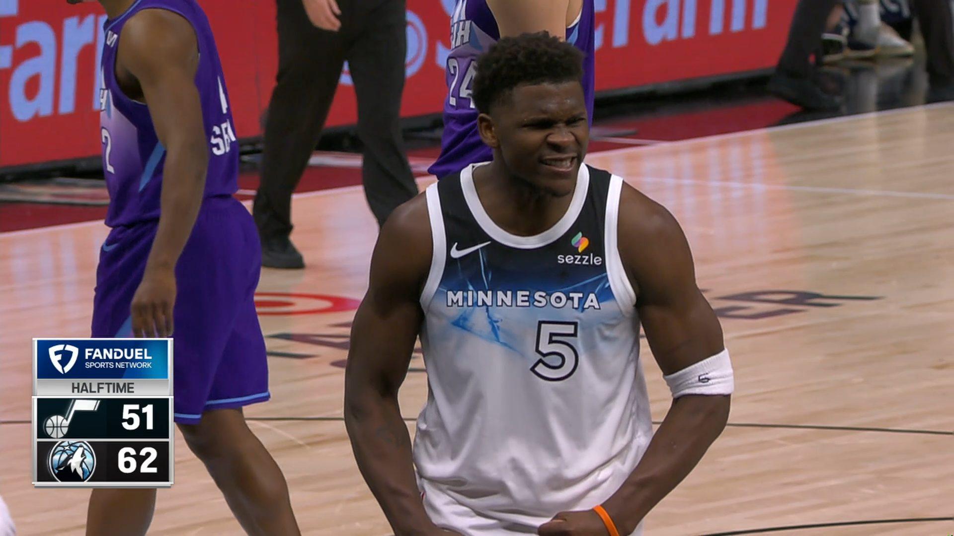 Course aux Playoffs Anthony Edwards Wolves 17 mars 2025