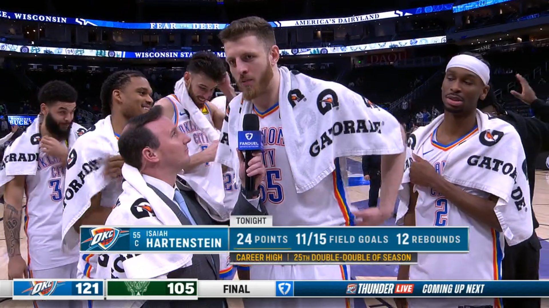 Isaiah Hartenstein Thunder 17 mars 2025