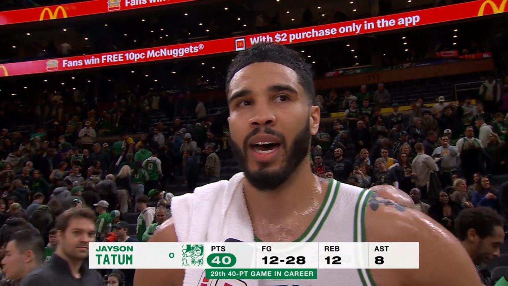Jayson Tatum Celtics 9 mars 2025