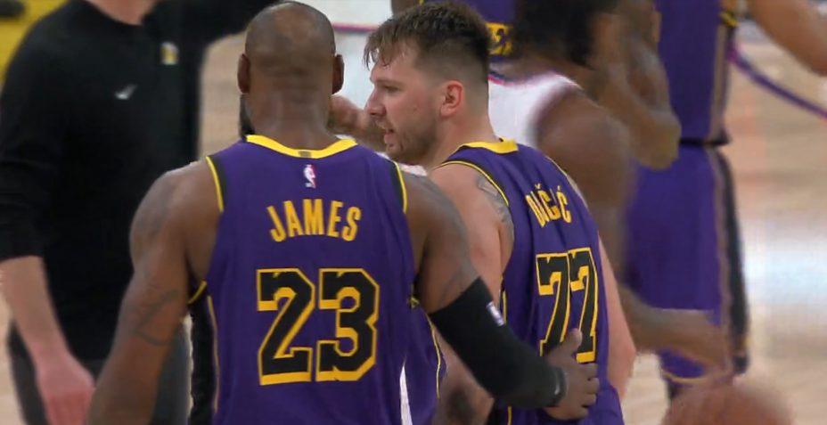 LeBron James x Luka Doncic 1er mars 2025