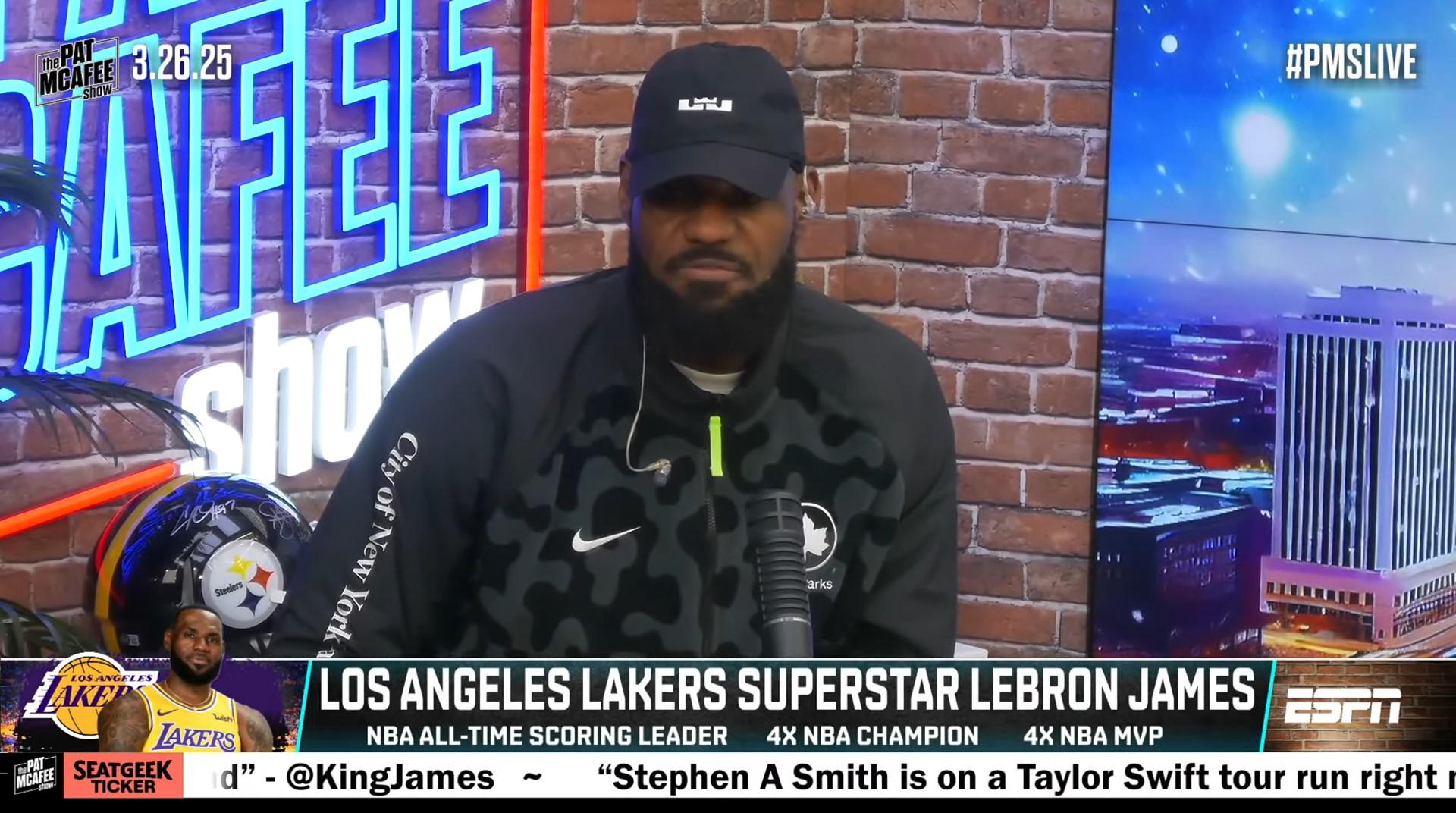 lebron james pat mcafee