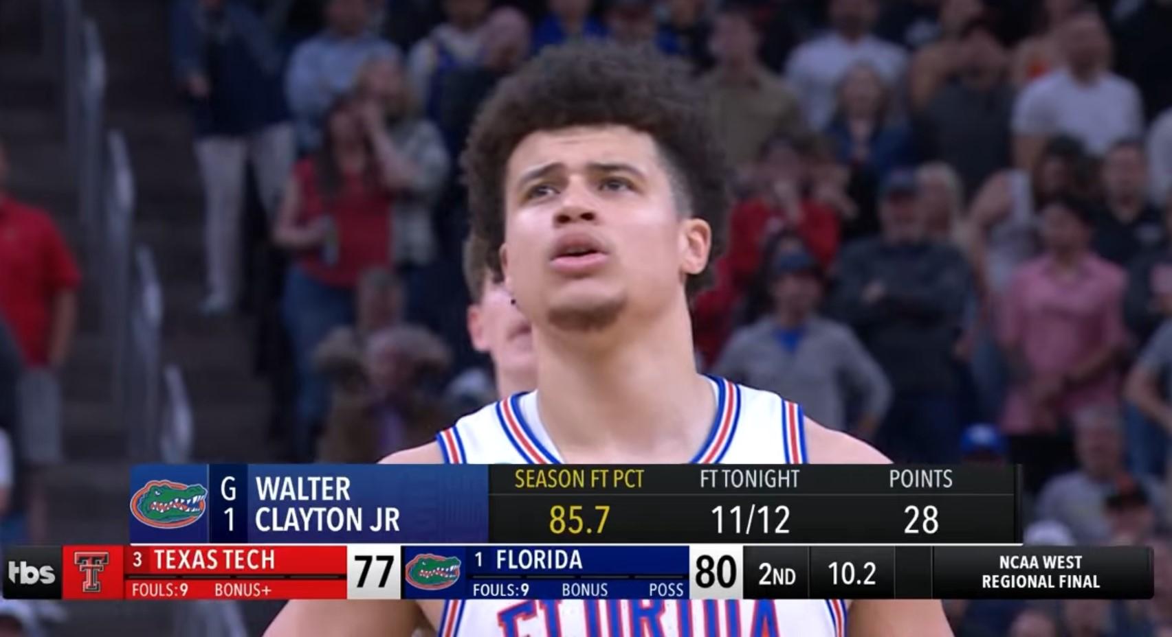 walter clayton jr march madness