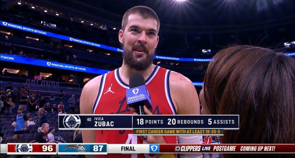 Ivica Zubac 1er avril 2025