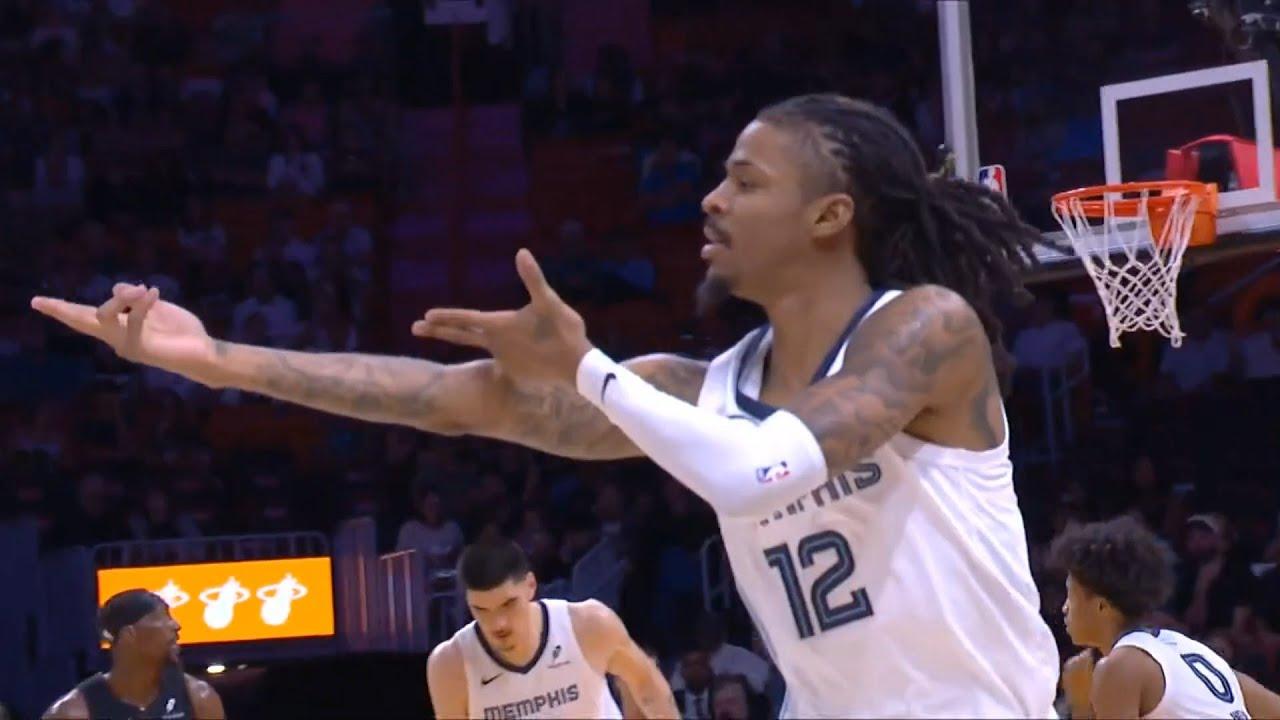 Ja Morant Grizzlies gun gesture