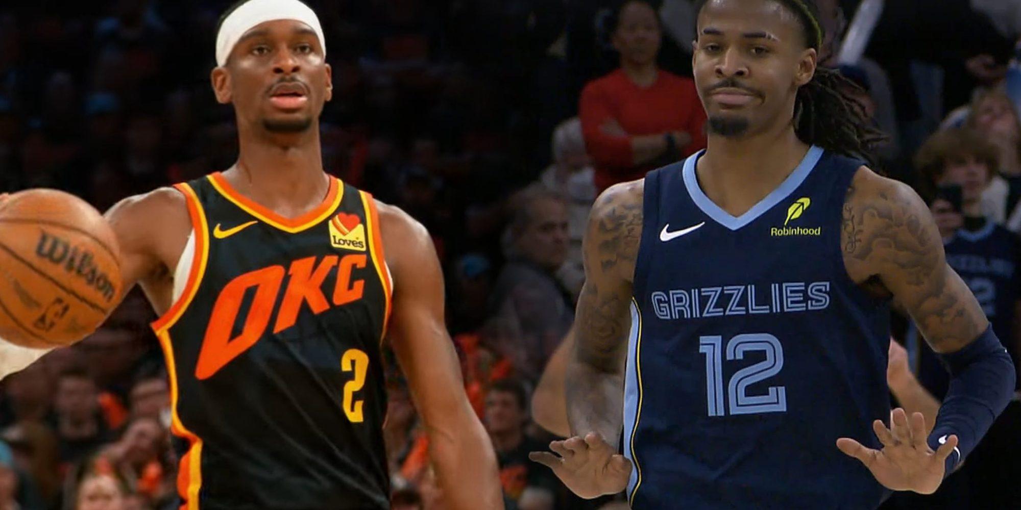 Thunder Grizzlies NBA Playoffs