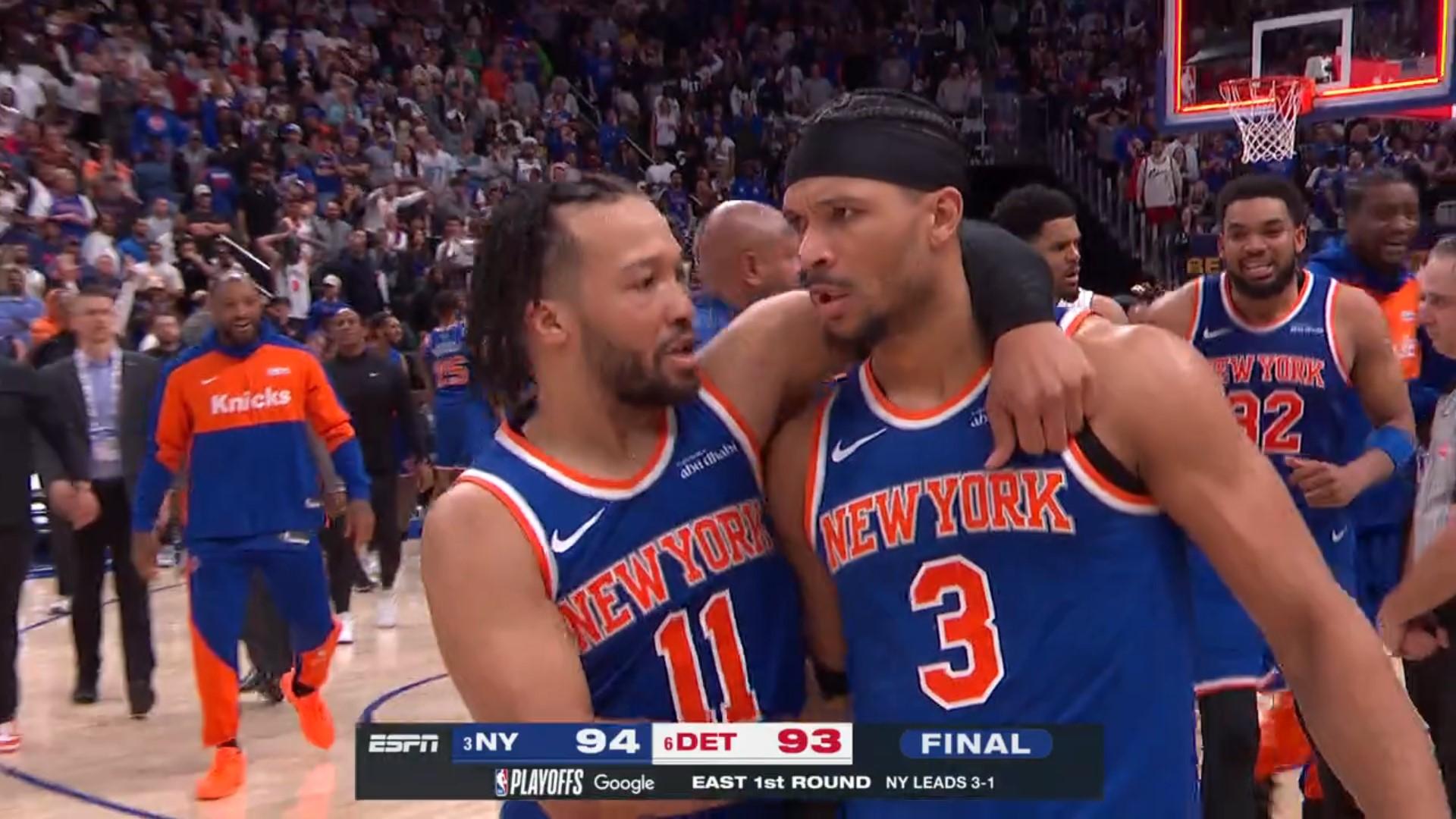 knicks pistons