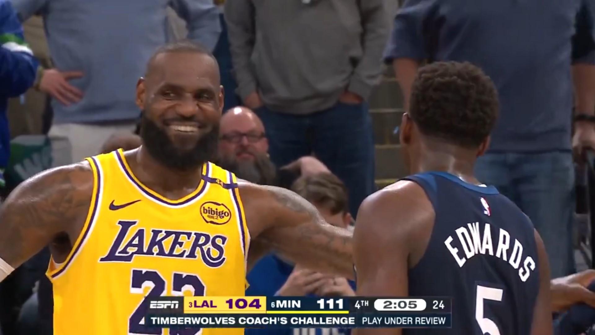 lebron james anthony edwards