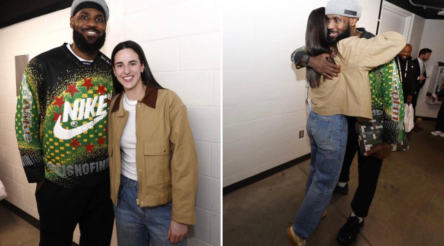 Caitlin Clark Lebron James