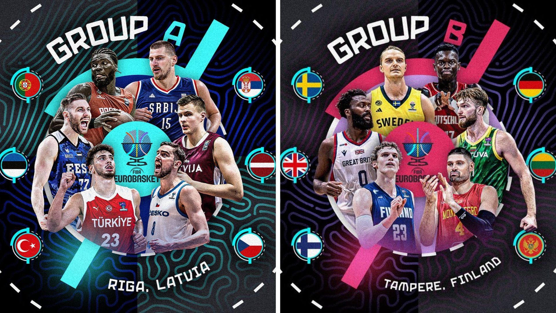 Groupe A et B