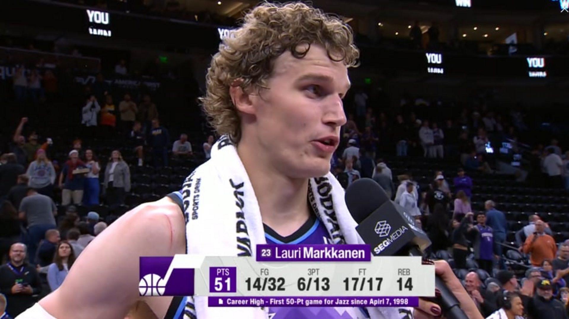 markkanen vs suns 28/10/25