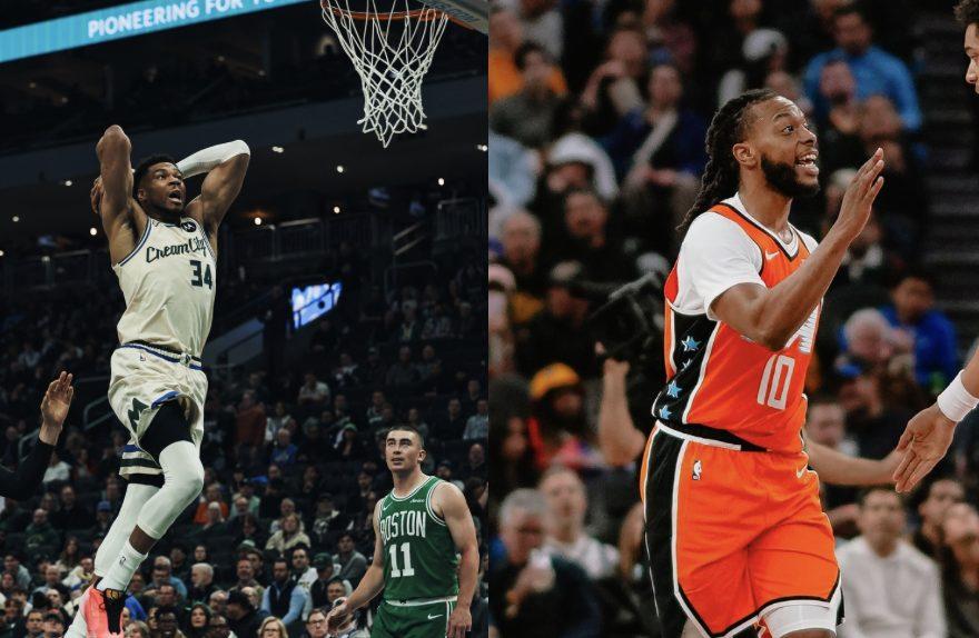 Giannis Antetokounmpo et Darius Garland 3 mars 2026