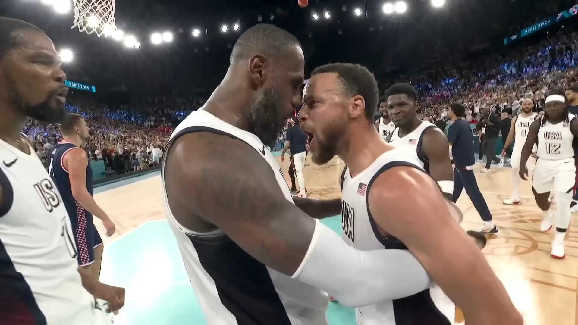 Stephen Curry et LeBron James