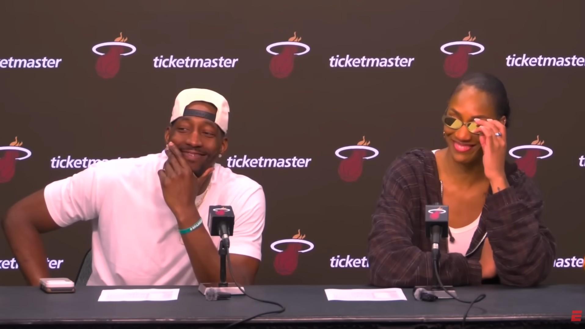 Bam Adebayo et A'ja Wilson