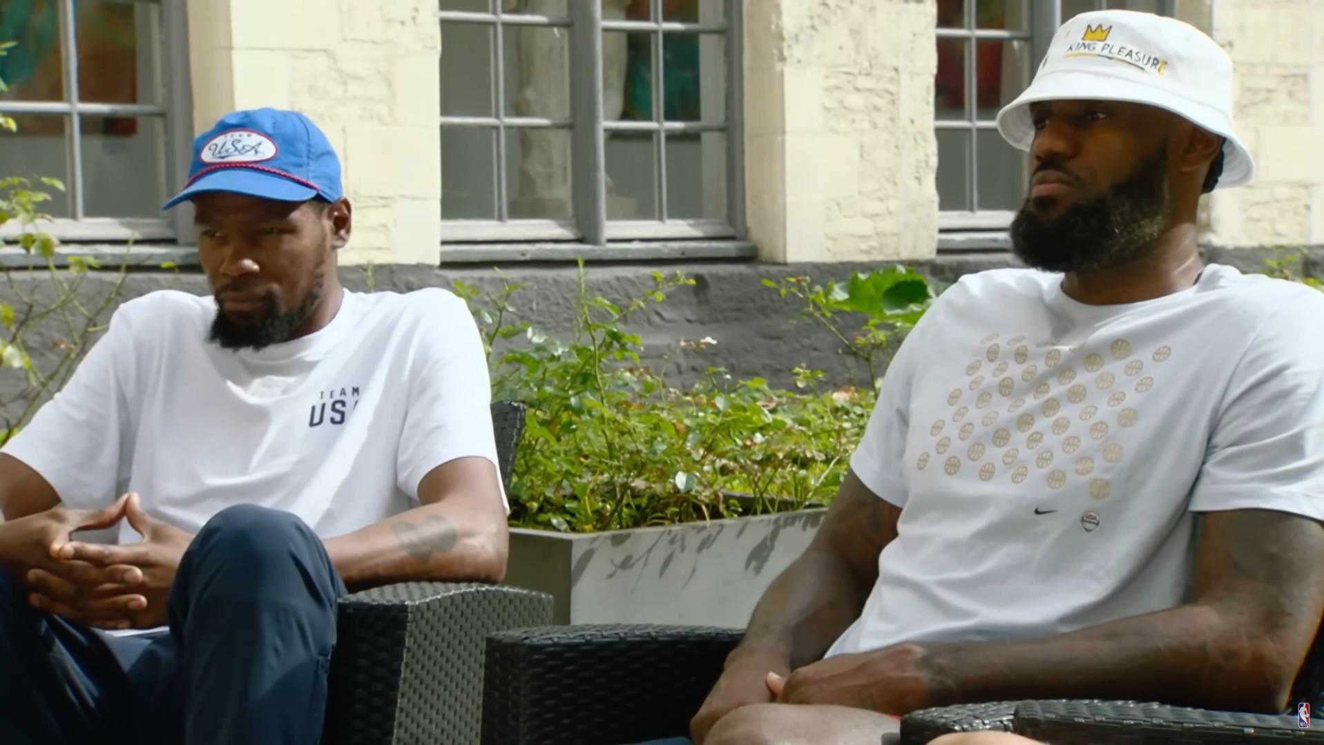 LeBron James et Kevin Durant