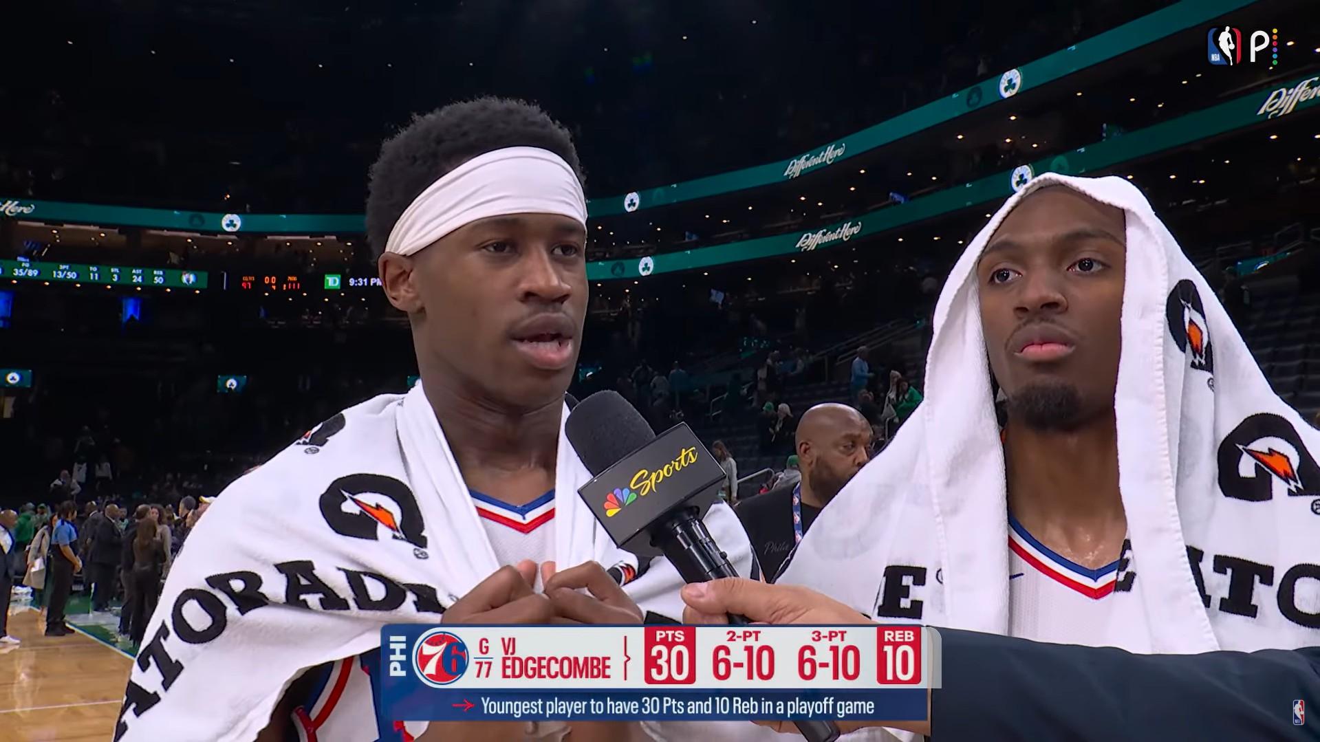 VJ Edgecombe sixers celtics