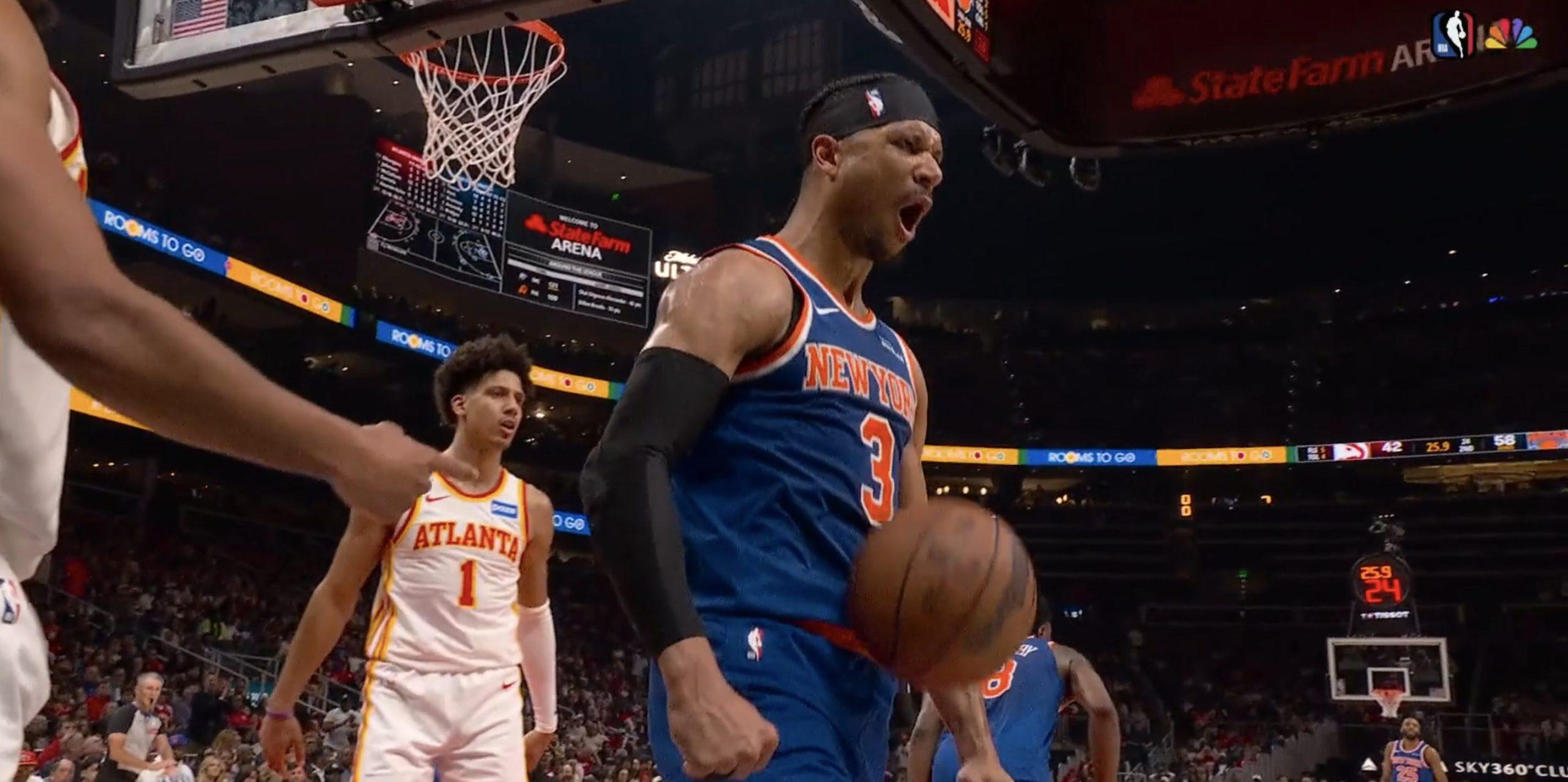 Josh Hart Knicks Hawks Playoffs