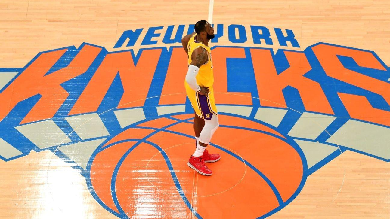 LeBron James Knicks