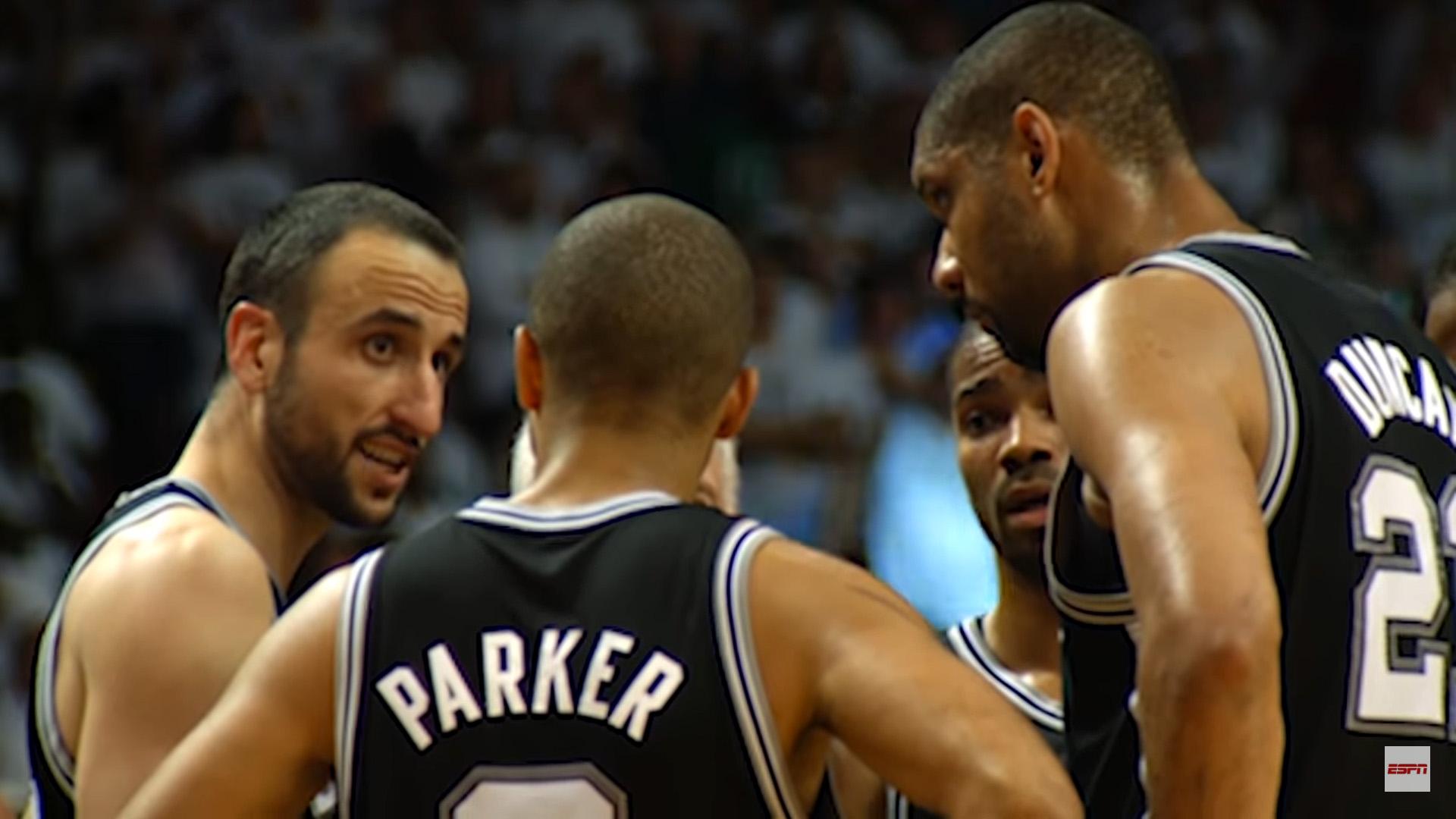 Tim Duncan Tony Parker Manu Ginobili Spurs 25 juin 2020 2