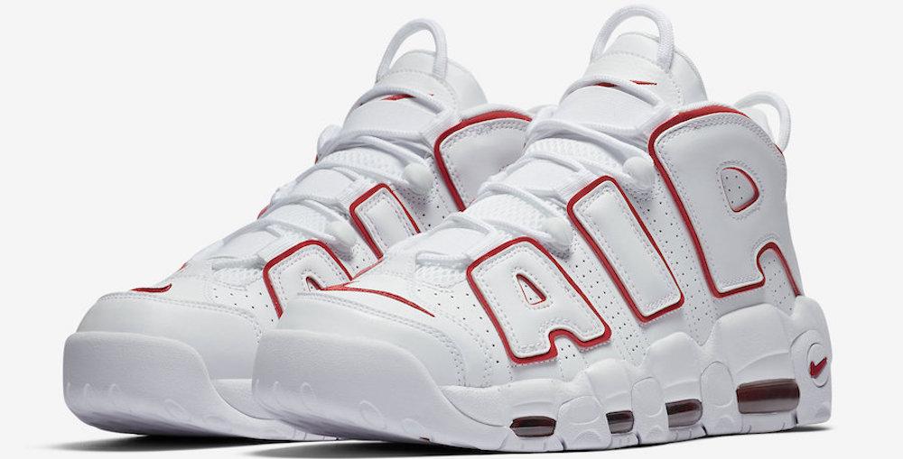Nike Air More Uptempo "White/Red"
