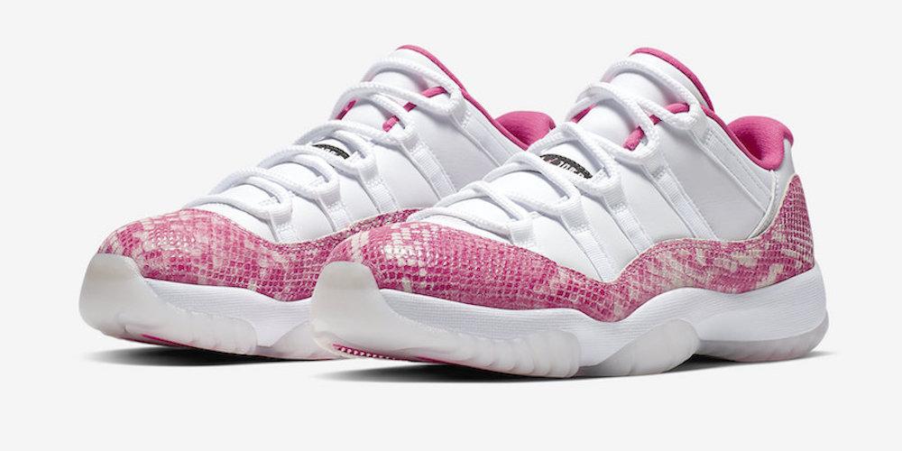Air Jordan 11 Retro low Snakeskin "Watermelon"