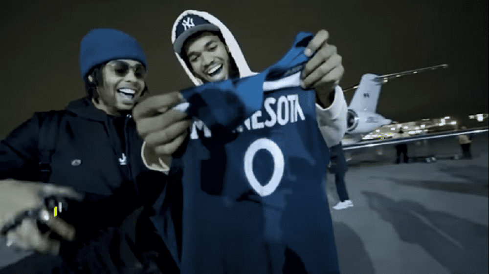 Wolves Karl Anthony Towns D'Angelo Russell 27 octobre 2020 NBA