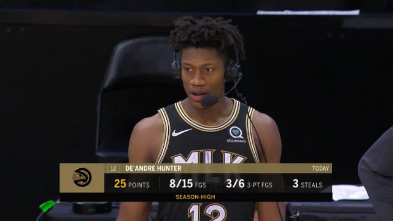 DeAndre Hunter Atlanta Hawks 18 janvier 2021