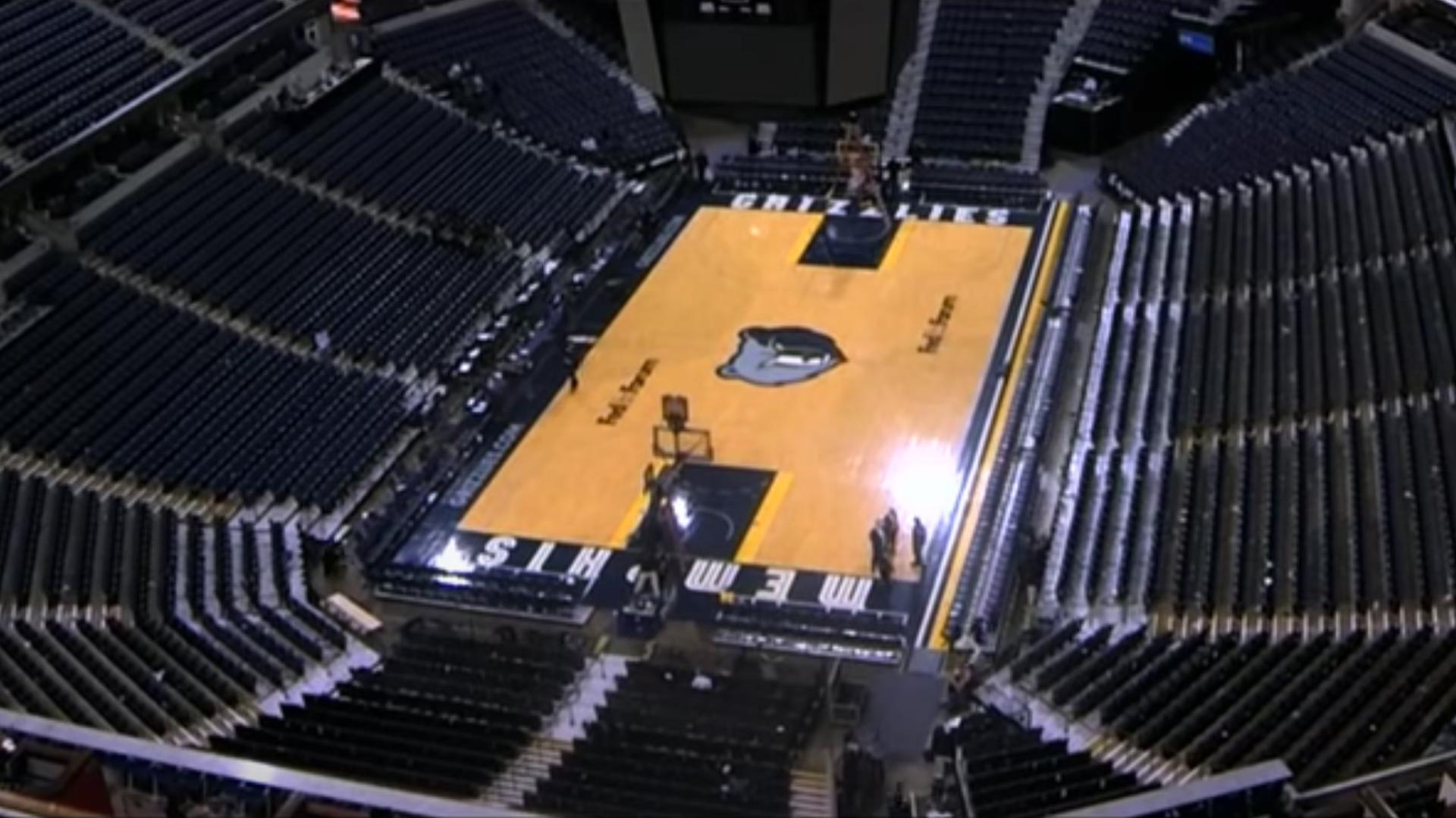 FedEx Forum Memphis Grizzlies COVID 1 mars 2021