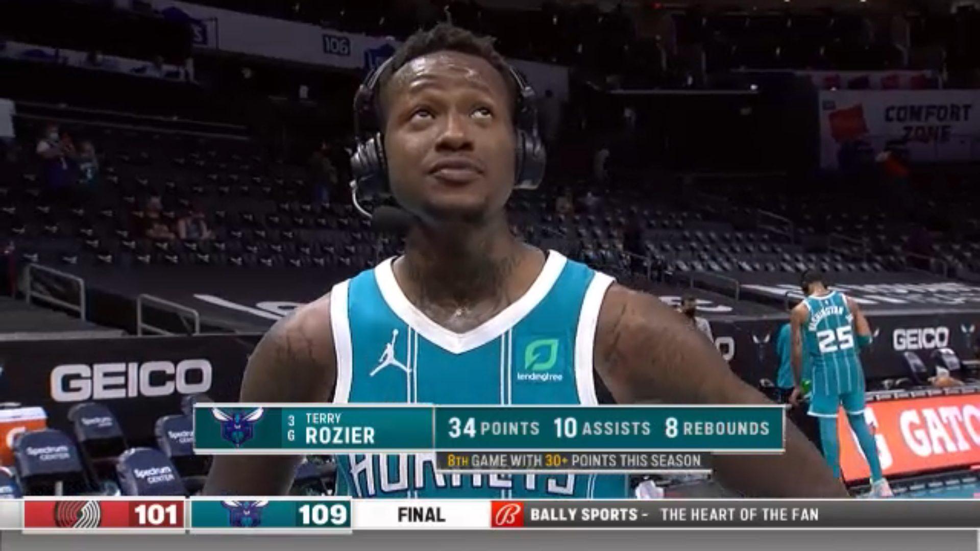 Terry Rozier 19 avril 2021 Charlotte Hornets
