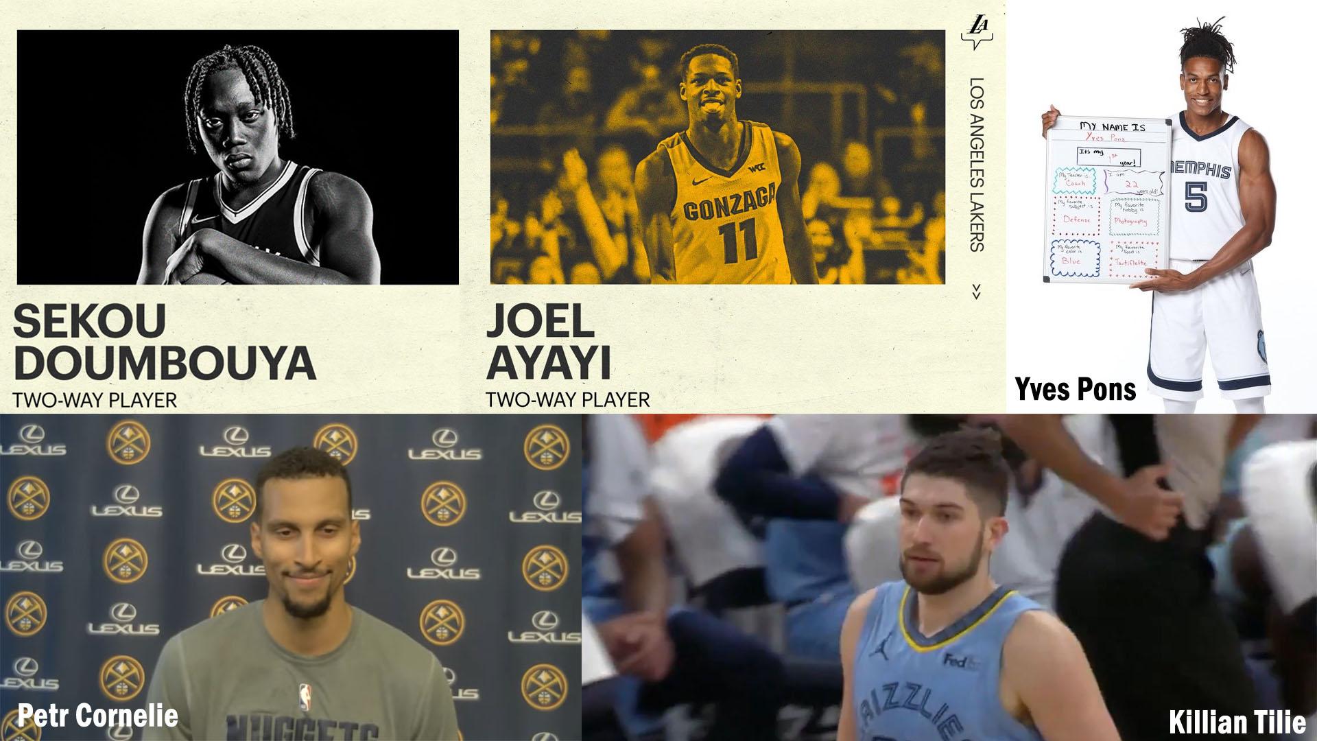 Joel Ayayi Sekou Doumbouya Yves Pons Killian Tille Petr Cornelie