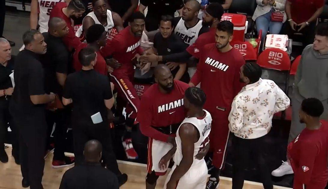 Erik Spoelstra Jimmy Butler Udonis Haslem Heat