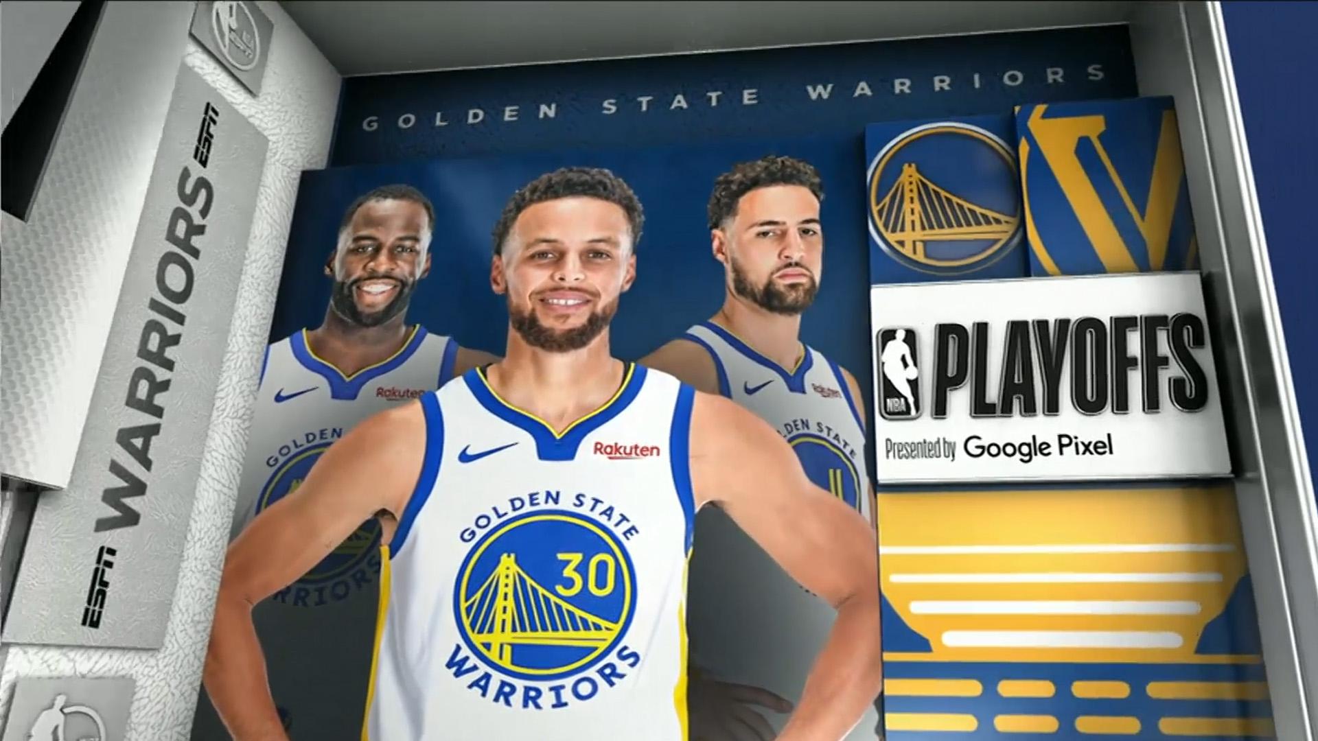 Warriors Stephen Curry Klay Thompson Draymond Green 17 avril 2022