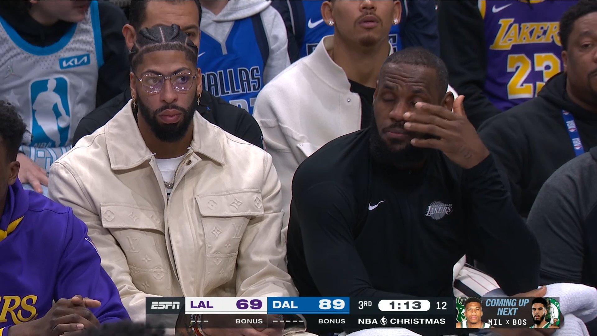 Anthony Davis LeBron James 25 décembre 2022