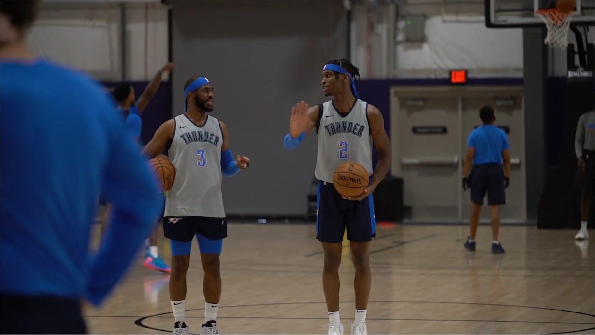 Shai Gilgeous-Alexander Chris Paul Thunder 8 décembre 2022