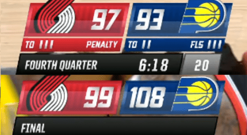 Blazers Pacers 7 janvier 2023