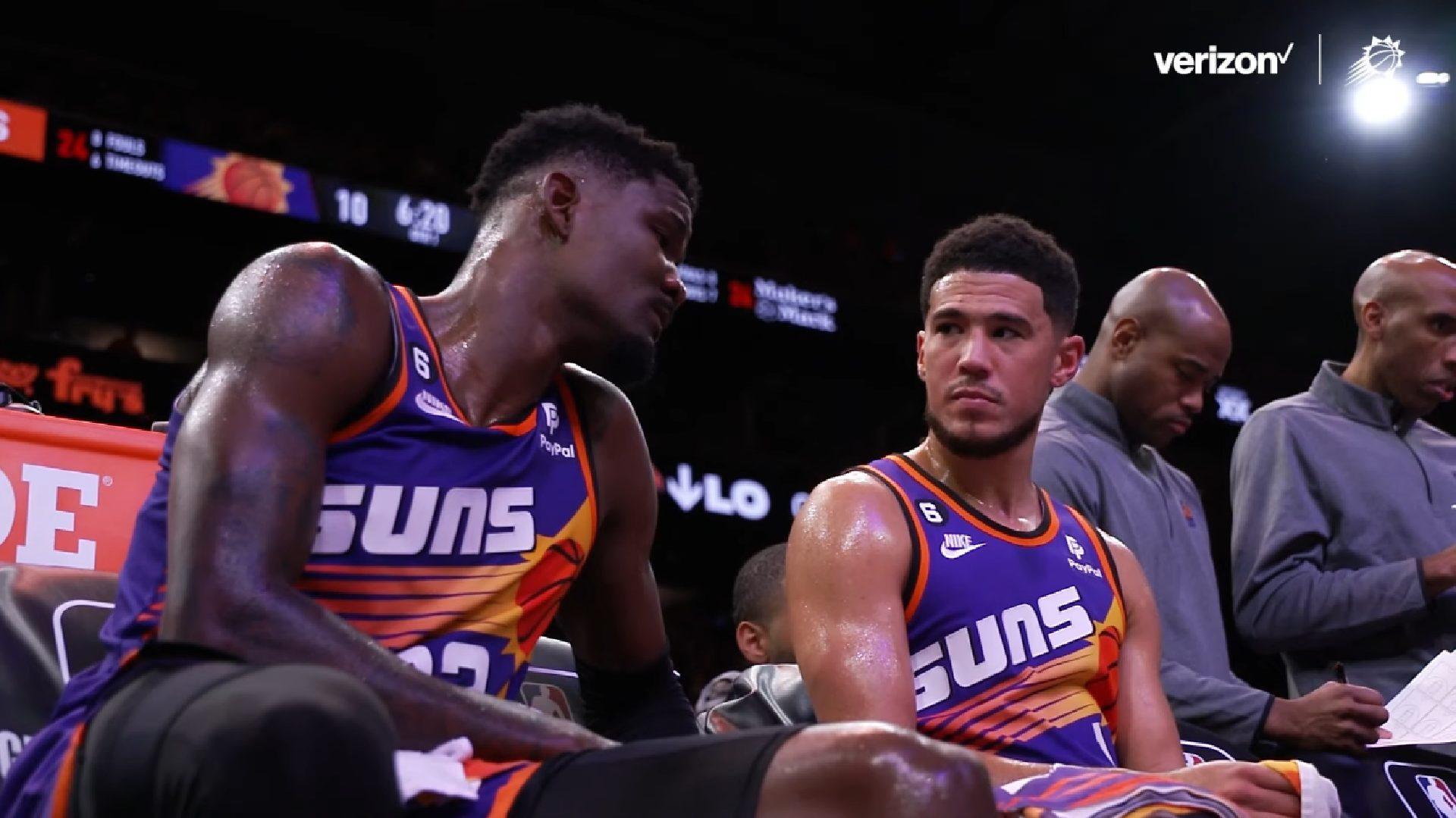 Deandre Ayton Devin Booker Suns 9 janvier 2023